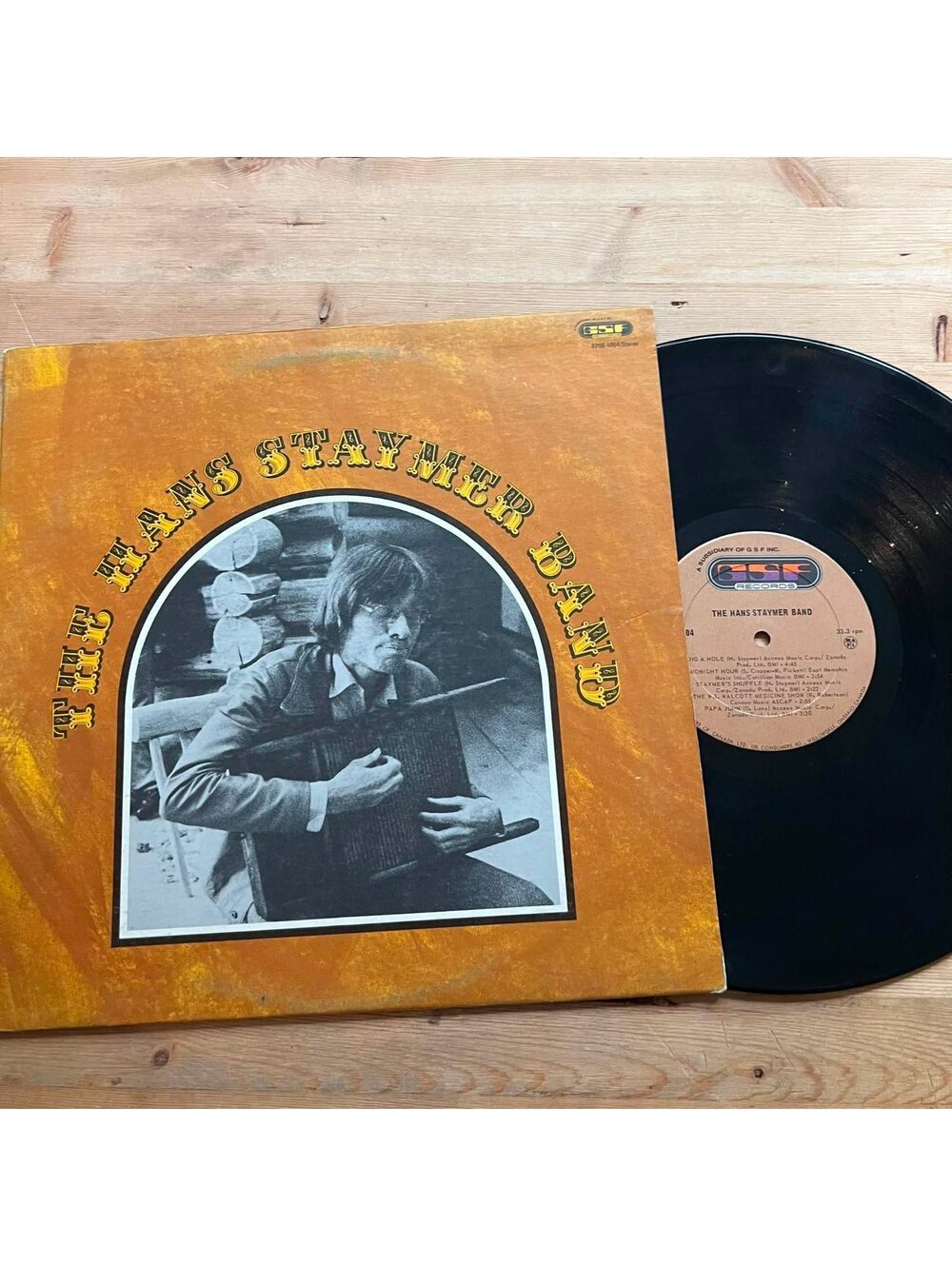 The Hans Staymer Band - The Hans Staymer Band 33rpm VG+ VR27